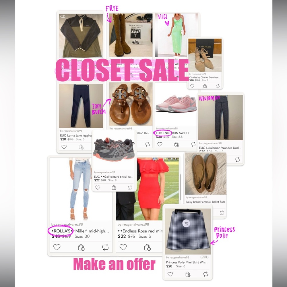 EVERYTHING GOES! 🤩🤩 Brands including Nike, lululemon, Tory Burch, ROLLA’s